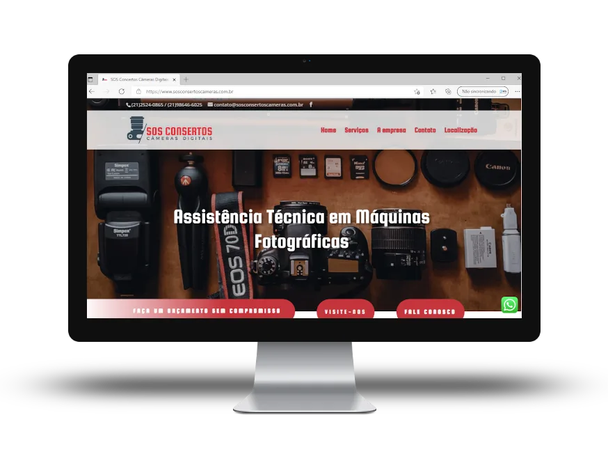 SOS Consertos Câmeras Digitais